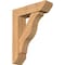 Ekena Millwork Funston Slat Smooth Bracket w/ Offset Brace, Western Red Cedar, 7 1/2"W x 28"D x 36"H BKT0806X28X36FST06SWR - alternate 1